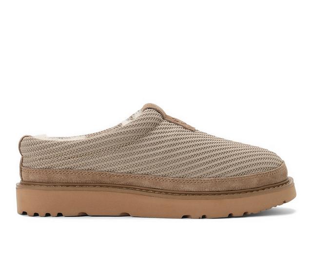 Fireside by Dearfoams Greta Sport Knit Wr Clog Slippers in Driftwood color