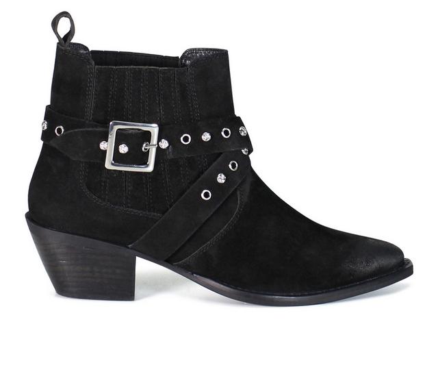 Women's DIBA TRUE Funky Tune Booties in Black color