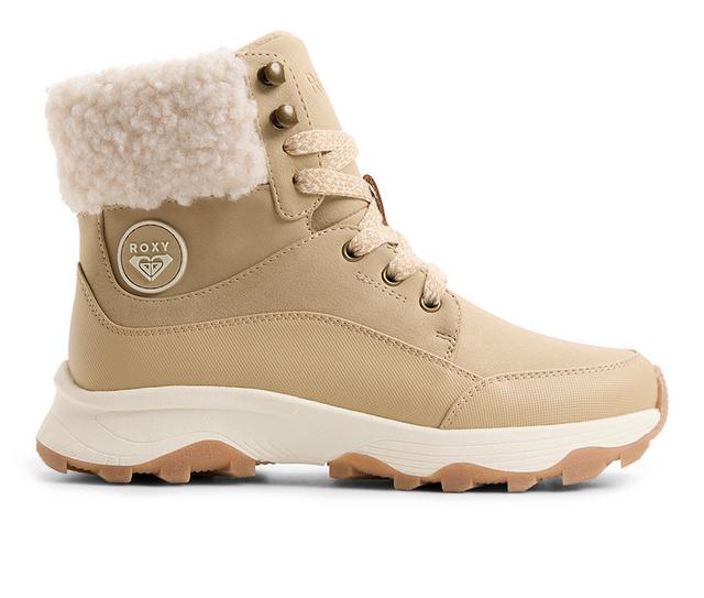 Women's Roxy Ski Slope Winter Boots in Sand color