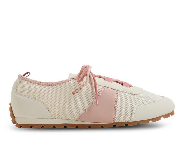 Women's Roxy Kaia Sneakers in Peach color