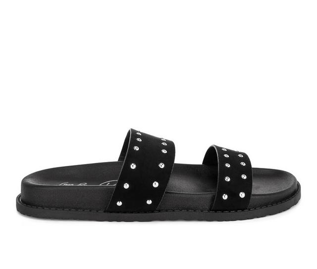 Women's London Rag Kanini Sandals in Black color