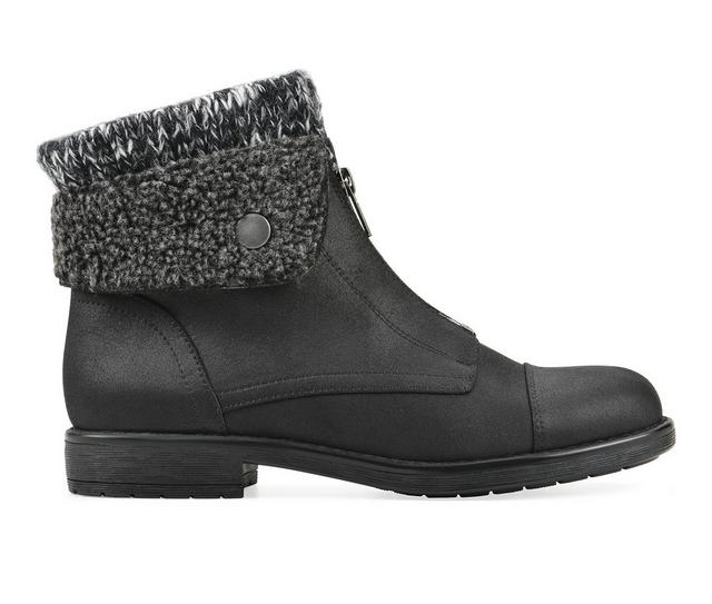 Women's Cliffs by White Mountain Duette 2 Booties in Black color