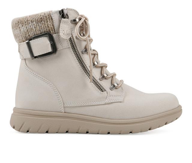 Women's Cliffs by White Mountain Hearten 2 Booties in Winter White color