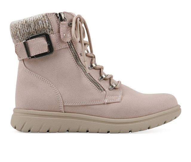 Women's Cliffs by White Mountain Hearten 2 Booties in Pale Pink color