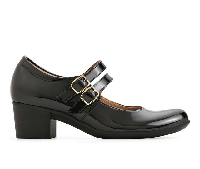 Women's Cliffs by White Mountain Tristin Mary Jane Pumps in Black color