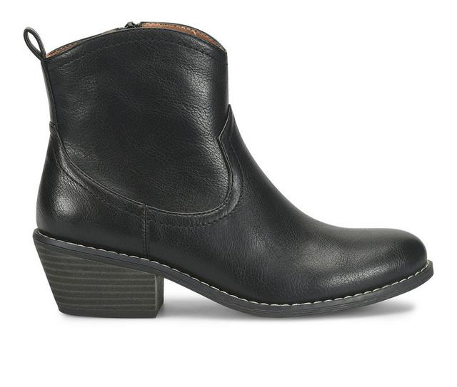 Women's EuroSoft Abbie Western Bootie in Black color