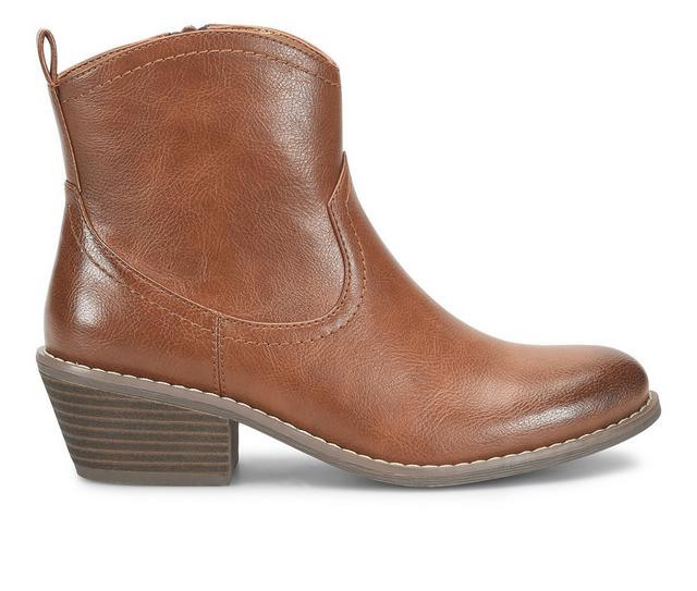Women's EuroSoft Abbie Western Bootie in Luggage color