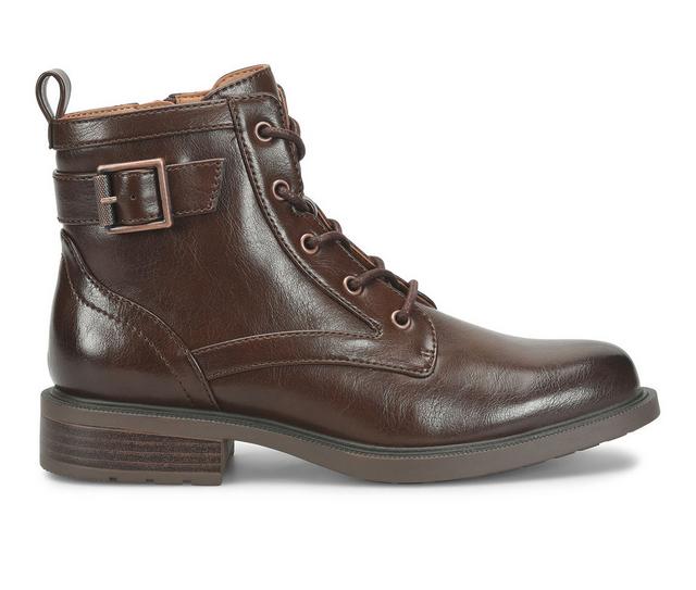 Women's EuroSoft Byrnne Booties in Dark Brown color