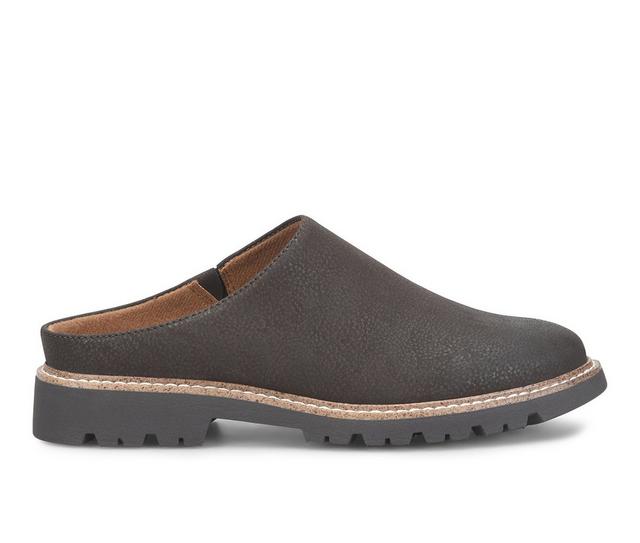 Women's EuroSoft Laurel Slip On Clogs in Dark Brown color