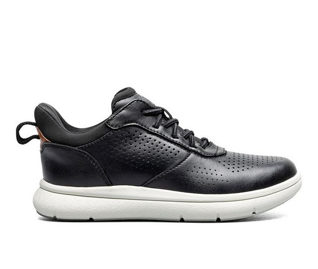 Florsheim Fleet Jr. Perf Toe Elastic Lace Sneaker in Black color