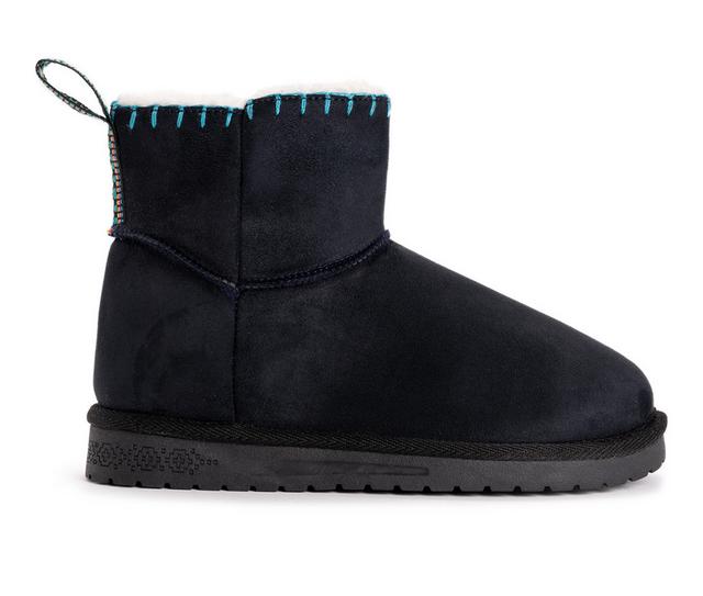 Women's MUK LUKS Tatum Winter Boots in Navy color