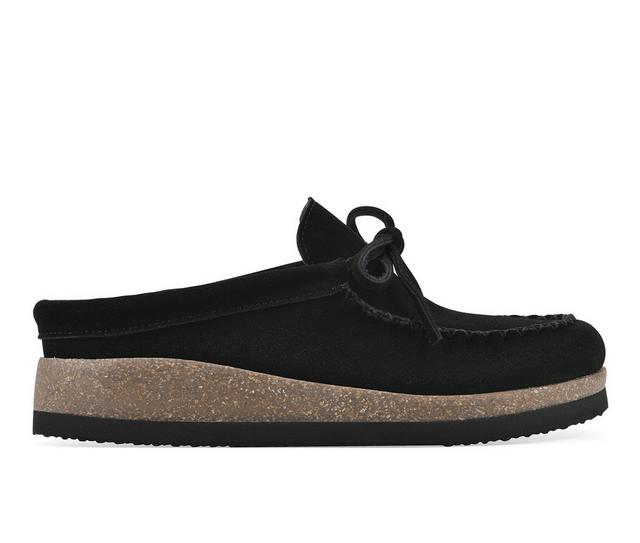 Women's White Mountain Bayhead Clogs in Black color