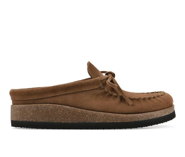 Women's White Mountain Bayhead Clogs in New Chestnut color
