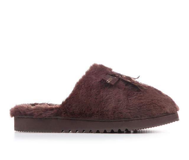 Juicy Women's Kendle Slippers in CHOCOLATE BROWN color
