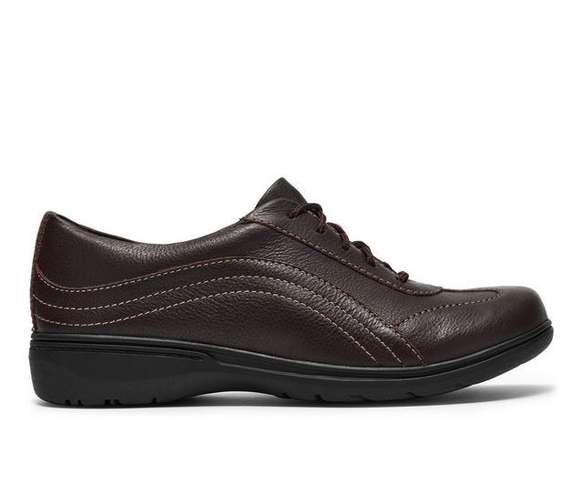 Women's Clarks Carleigh Dream Dress Sneakers in Dark Brown color