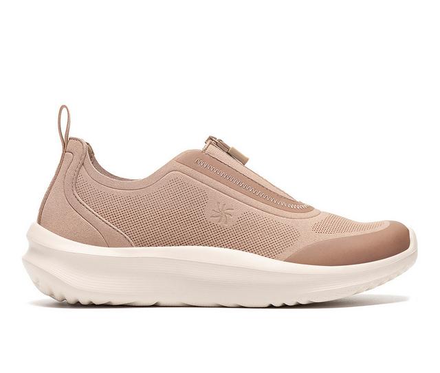 Women's Clarks Solevana Bay Sneakers in Sand color