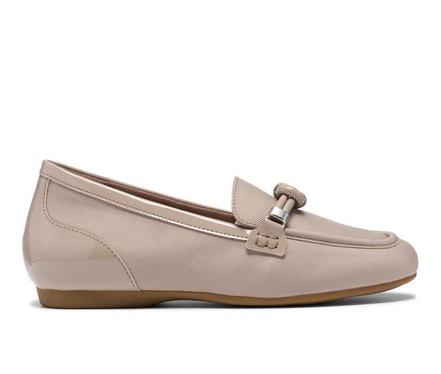 Women's Clarks Cathrynn Jazz Flats in Pebble Interest color