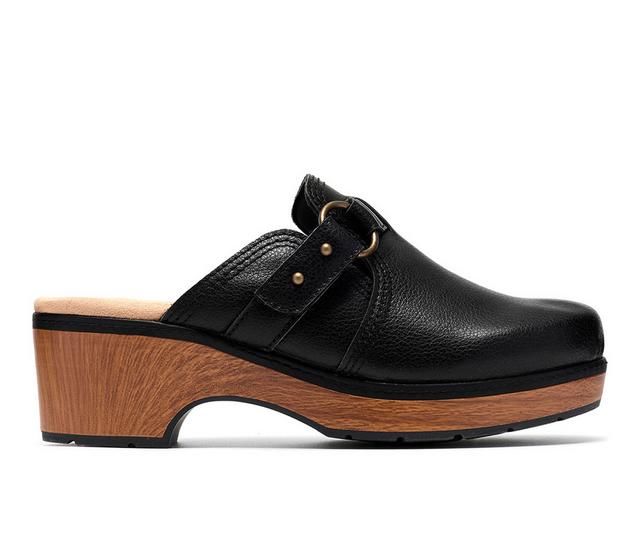 Women's Clarks Paizlee Ali Clogs in Black color