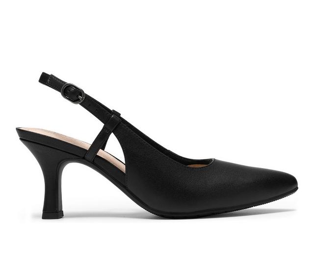 Women's Clarks Kacelyn Sling Pumps in Black color