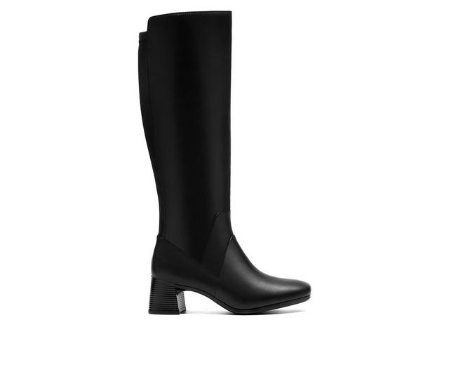 Women's Clarks Marriann Chic Knee High Boots in Black color