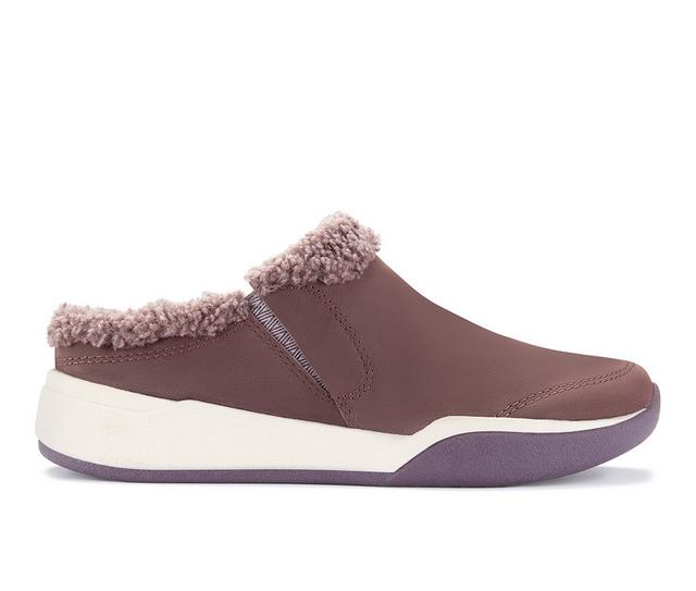 Women's Clarks Aydria Ray Slip-on Sneakers in Fig color