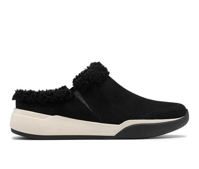 Women's Clarks Aydria Ray Slip-on Sneakers in Black color