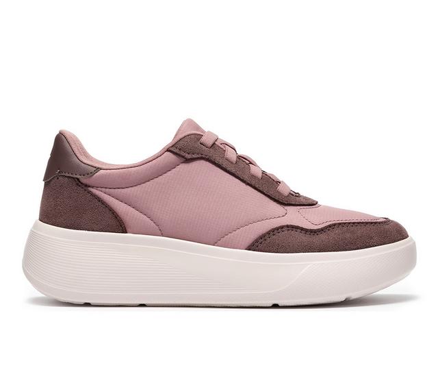 Women's Clarks Solevana Slate Slip-on Sneakers in Dusty Pink color