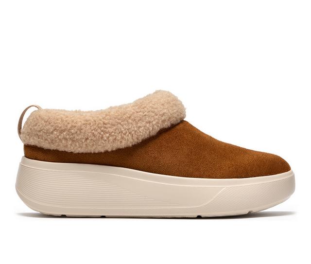 Women's Clarks Solevana Cozy Slip-on Shoes in Tan color