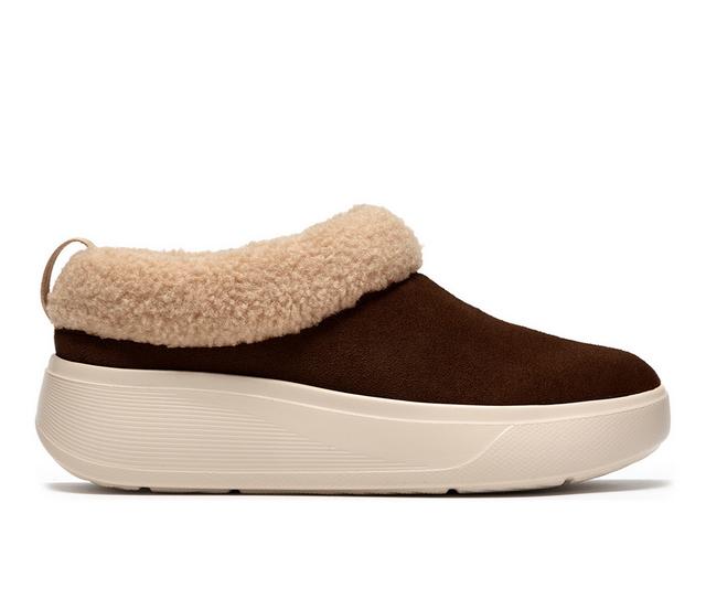 Women's Clarks Solevana Cozy Slip-on Shoes in Dark Brown color