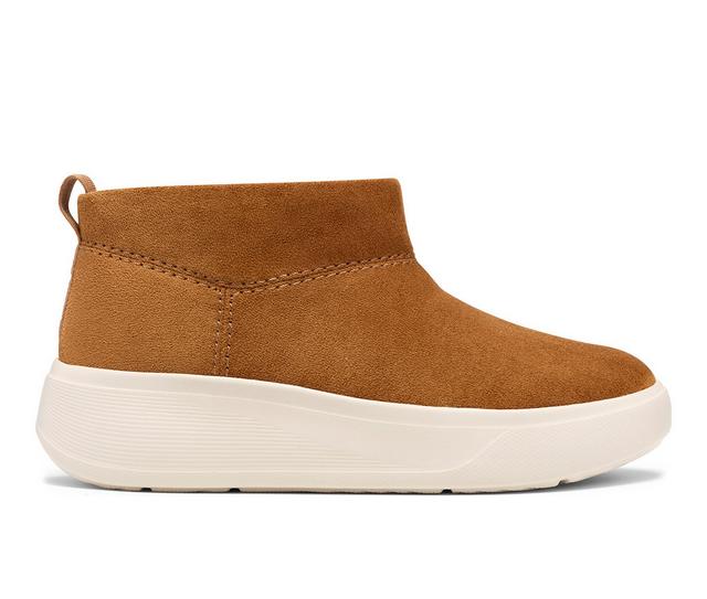 Women's Clarks Solevana Rise High-Top Sneakers in Tan color