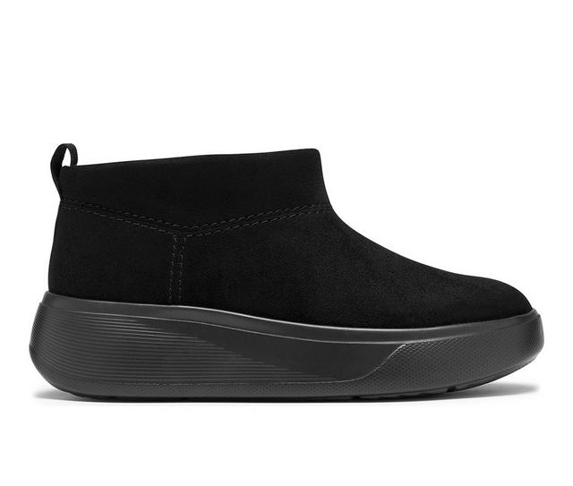 Women's Clarks Solevana Rise High-Top Sneakers in Black color