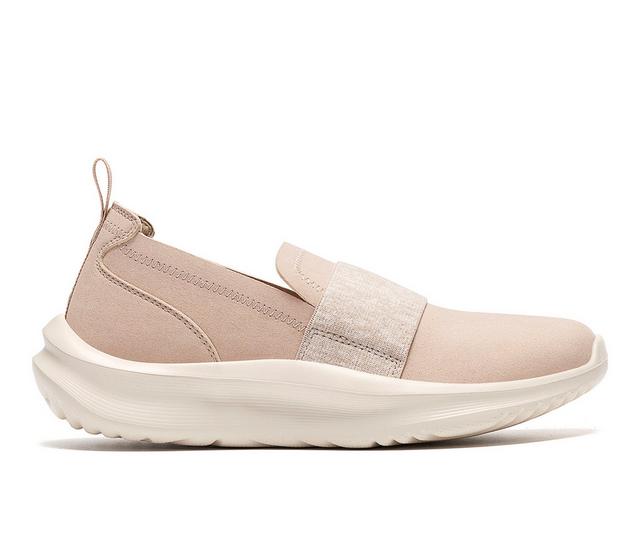 Women's Clarks Solevana Lily Slip-on Sneakers in Sand color