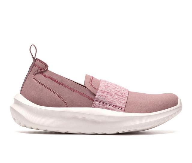 Women's Clarks Solevana Lily Slip-on Sneakers in Dusty Pink color