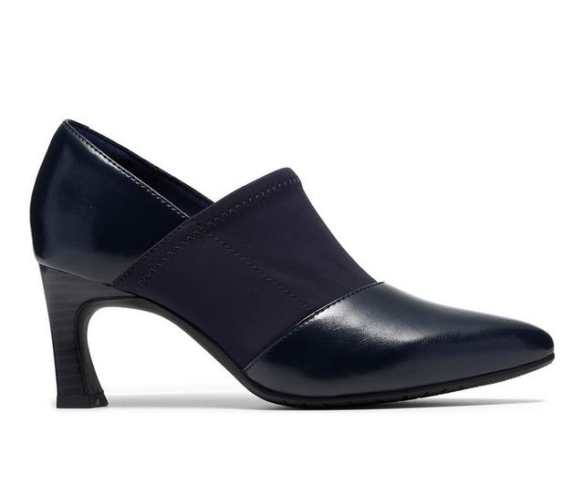 Women's Clarks Tammitha Sleek Booties in Navy color