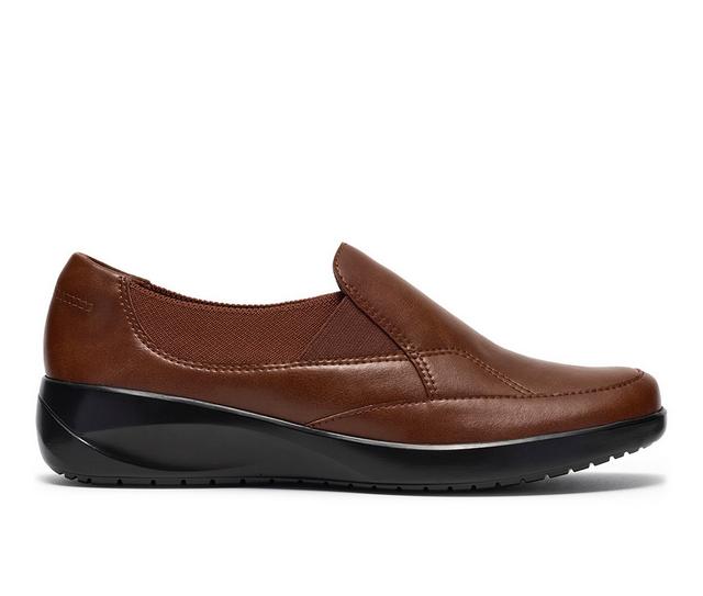 Women's Clarks Katelyn Mae Loafers in British Tan color
