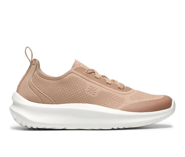 Women's Clarks Solevana Ria Sneakers in Sand color