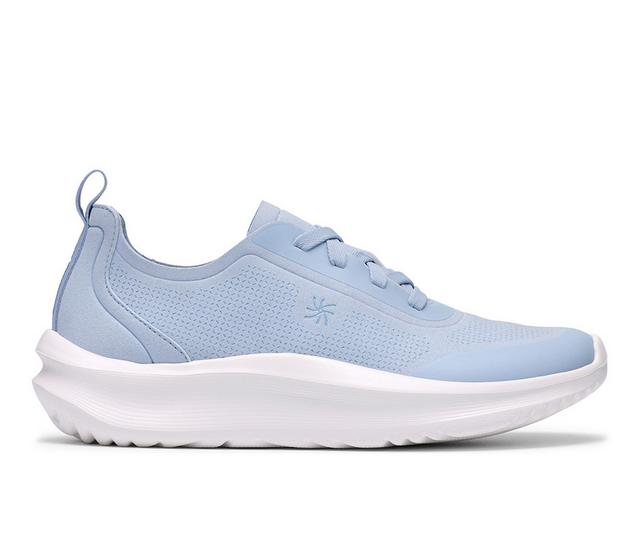 Women's Clarks Solevana Ria Sneakers in Light Blue color