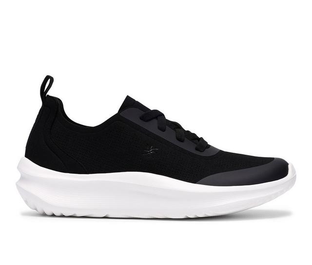 Women's Clarks Solevana Ria Sneakers in Black color