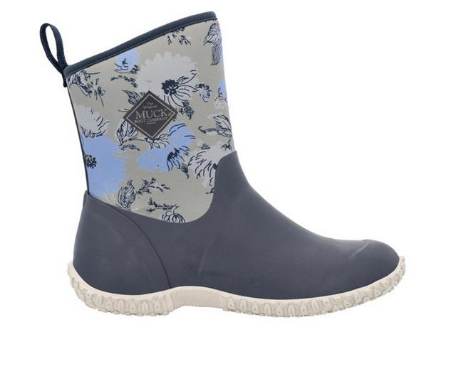 Women's Muck Boots Muckster II Mid Work Boots in India Ink color