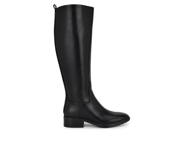 Women's Nine West Barile Wide Calf Knee High Boots in Black color