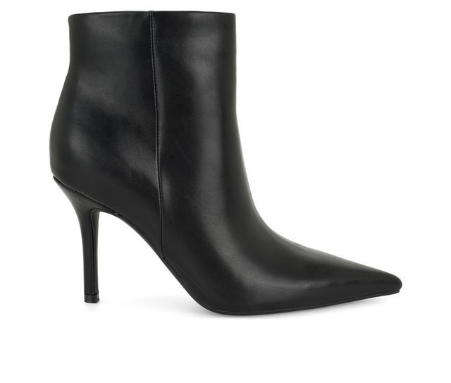 Nine West Gazzy Booties in Black Leather color