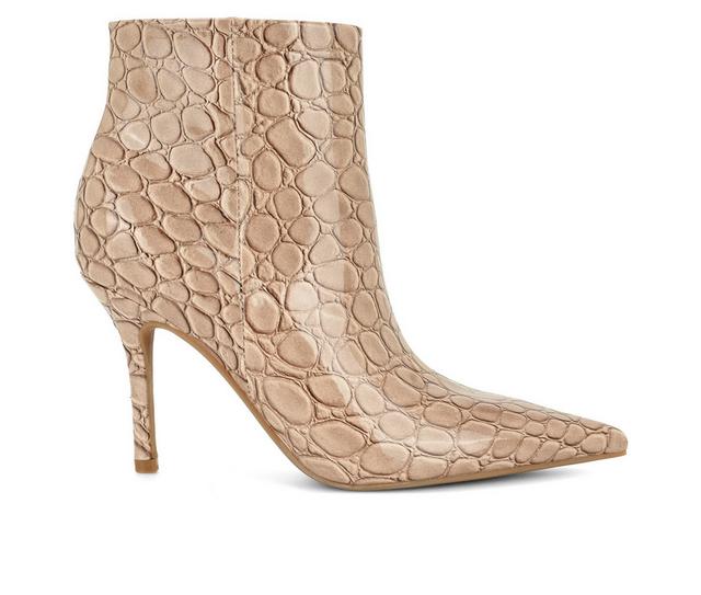 Women's Nine West Gazzy Booties in Natural color