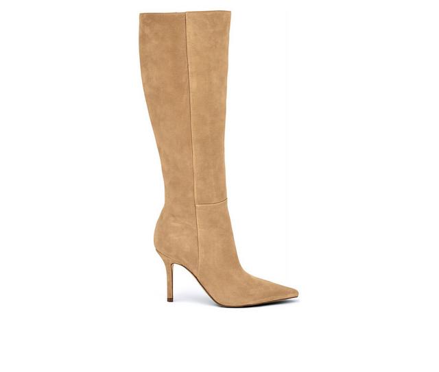 Women's Nine West Gerty Knee High Boots in Taupe color
