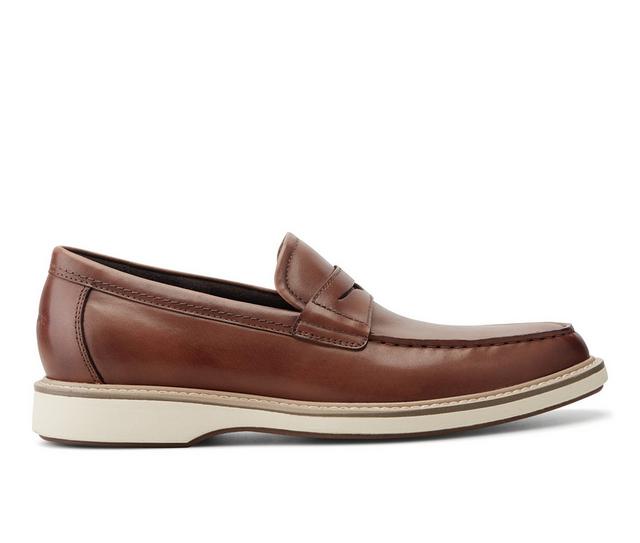 Rockport Ledger Slip-On Shoes in Caramel color