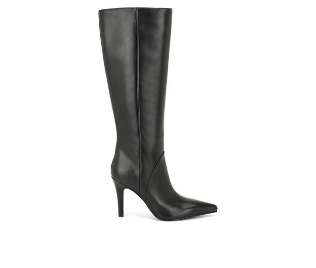 Women's Nine West Korin Wide Calf Knee High Boots in Black color