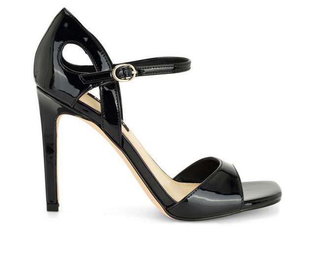 Women's Nine West Paddie Dress Sandals in Black color
