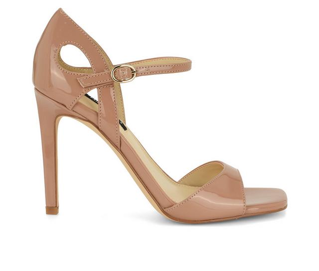 Women's Nine West Paddie Dress Sandals in Natural color