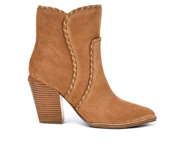Women's Nine West Raxton Booties in Natural color