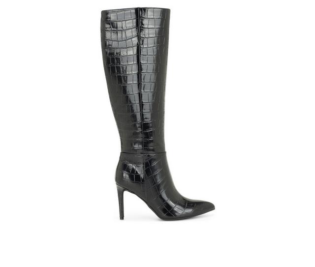 Women's Nine West Reeko WC Knee High Boots in Black 2 color