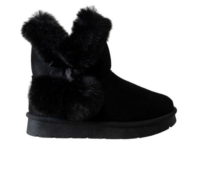 Girls' Bebe Little Kid Aria II Cozy Boots in Black color